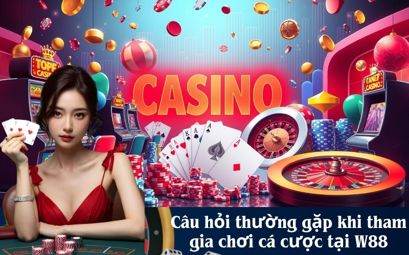 Câu hỏi thường gặp khi tham gia chơi cá cược tại W88